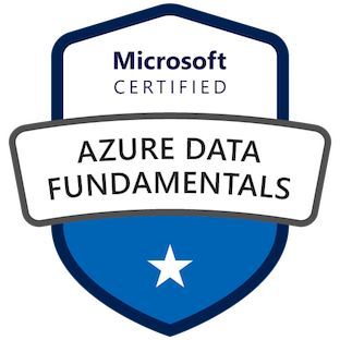 Badge Microsoft Certified: Azure Data Fundamentals
