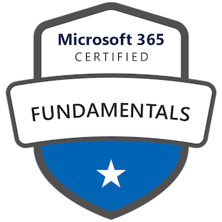 Badge Microsoft 365 Certified: Fundamentals