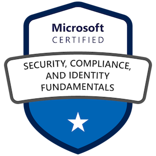 Badge Microsoft Certified: Security, Compliance, and Identity Fundamentals
